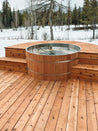 Electric cedar hot tub