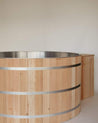 Small cedar hot tub