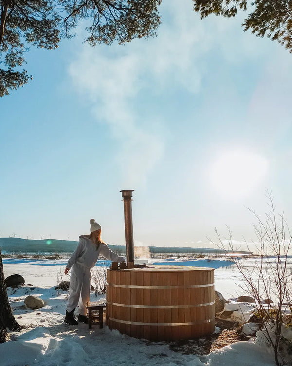 Can You Use a Wood Fired Hot Tub in Winter? What Actually Matters