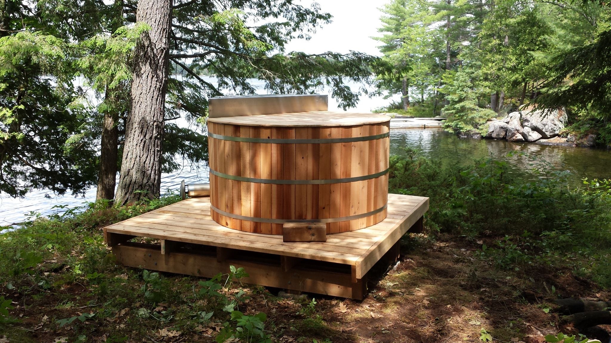 Why AlumiTubs uses Canadian Western Red Cedar in our wood-fired hot tubs.