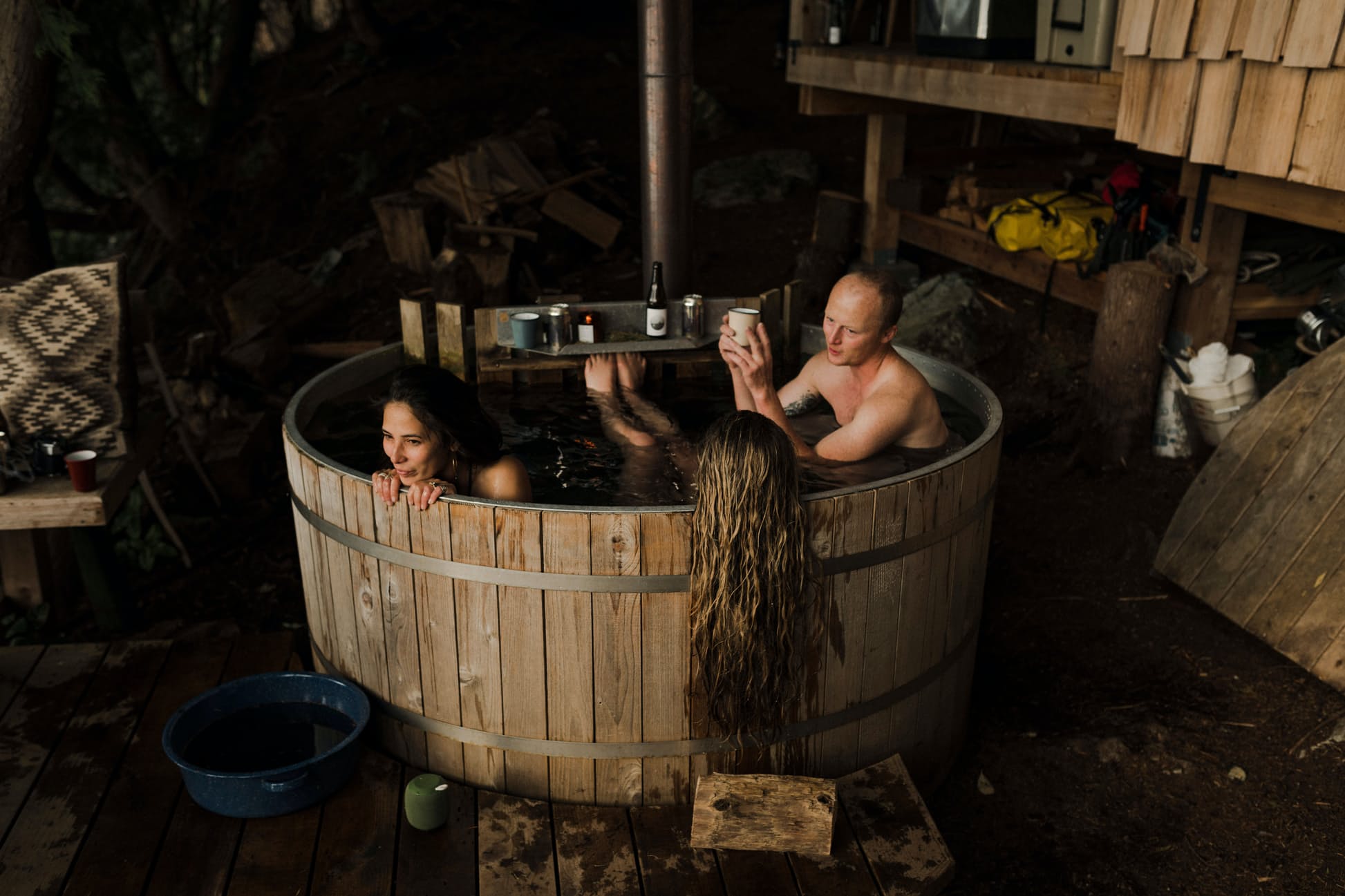 Cleaning your AlumiTubs Wood-Fired Hot Tub