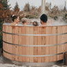 Jillian Harris and Justin Pasutto wood fired hot tub