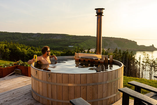 Wood fired hot tub cape breton