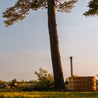 Wood and electric hot tub